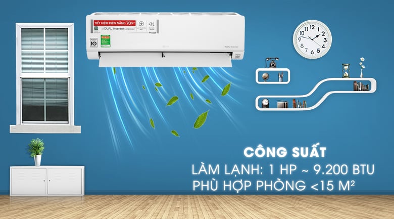Điều hoà LG Inverter 1 HP V10API1 - Công suất