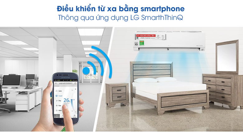 Điều hoà LG Inverter 1 HP V10API1 - SmartThinQ