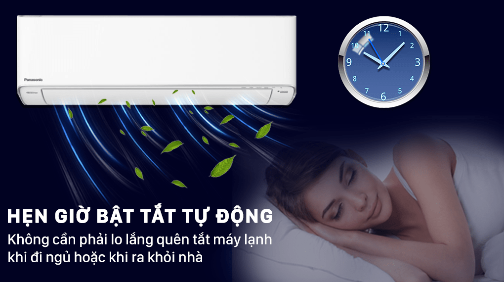 Điều hoà Panasonic 1.5 HP CU/CS-XZ12XKH-8 - Tiện lợi, tiết kiệm điện năng nhờ chức năng hẹn giờ bật tắt