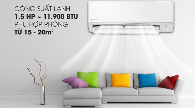 Công suất làm lạnh:1.5 HP - 11.900 BTU