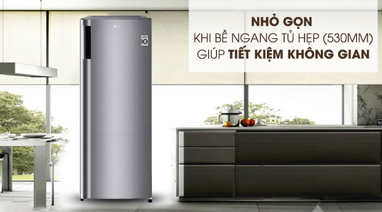 Tủ đông LG 165 lít GN-F304PS - Tiết kiệm không gian với chiều rộng nhỏ gọn Tủ đông LG 165 lít GN-F304PS - Tiết kiệm không gian với chiều rộng nhỏ gọn