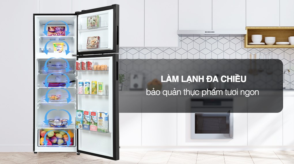 Tủ lạnh Aqua Inverter 283 lít AQR-T299FA(FB)