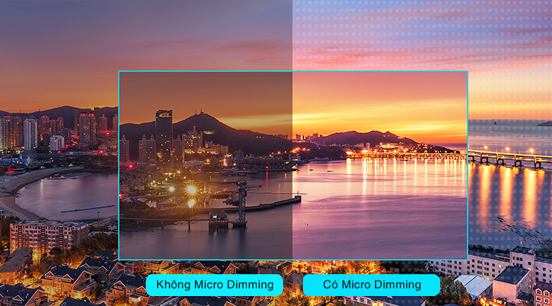 Công nghệ Micro Dimming - Android Tivi TCL 4K 43 inch 43P715
