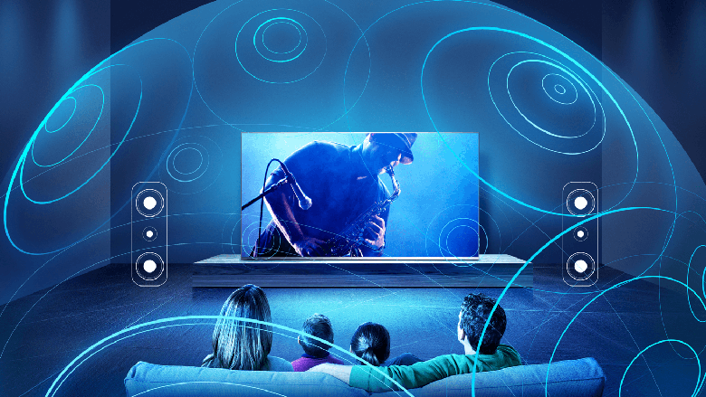 Âm thanh vòm sống động - Android Tivi TCL 4K 75 inch 75P725