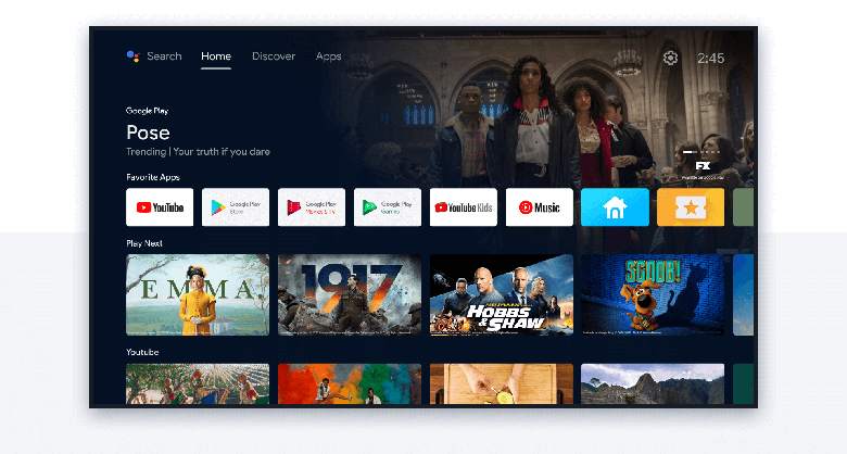 Hệ điều hành Android 11 - Android Tivi TCL 4K 75 inch 75P725