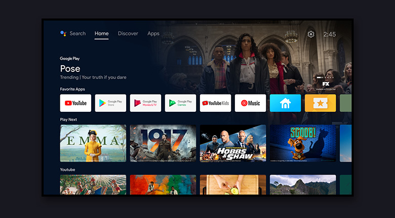 Hệ điều hành Android 11 - Android Tivi QLED TCL 4K 65 inch 65C725