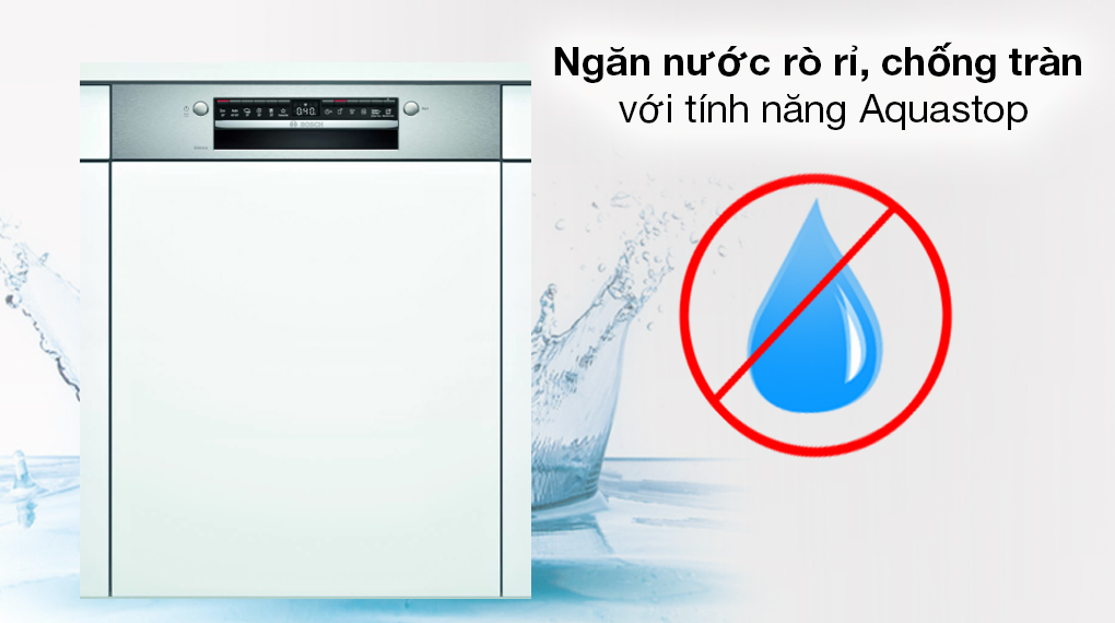 Máy rửa chén bán âm Bosch SMI4HVS33E