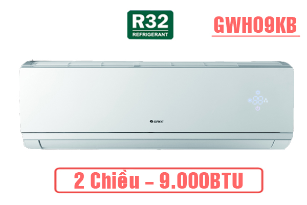 Điều hòa gree 9000 btu 2 chiều gwh09kb