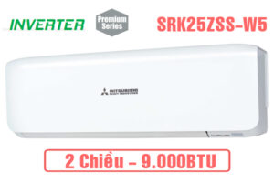 Điều hòa Mitsubishi Heavy 9000BTU 2 chiều inverter SRK25ZSS-W5